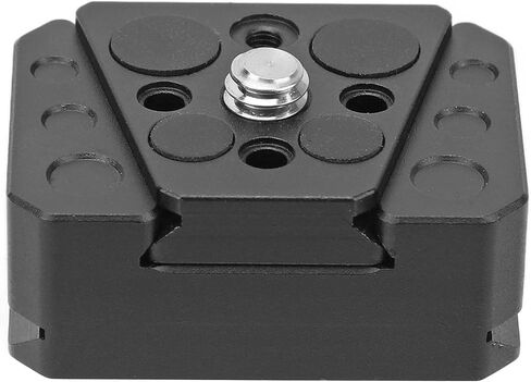 Fabater Mini V Lock Arrow Storage Case Plate for DSLR Tripod, 38mm Dovetail Slot Camera V Lock Plate with Builtin Anti Shake Design, 1/4 Inch Positioning Hole Arrow Storage Case Kit in Kuwait