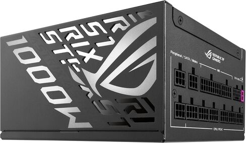 ASUS ROG Strix 1000W Platinum (80 Plus and Cybenetics Platinum, Fully Modular ATX, ATX 3.1, PCIe 5.1, GaN MOSFET, GPU-First IVS, ROG Equalizer 12V-2x6 GPU Power Cable, 10-Year Warranty) in Kuwait
