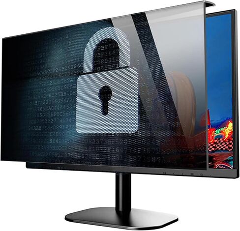 Hanging Privacy Screen Protector 24 inch Monitor, Removable Glare Blue Light Blocking Privacy Screen Cover, Anti-Spy Screen Protector Panel for Public Use in Kuwait