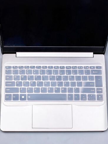 Computer Keyboard Cover Silicone Protector for 12-14 Inch Laptop Transparent Dust Guard Flexible Overlay in Kuwait