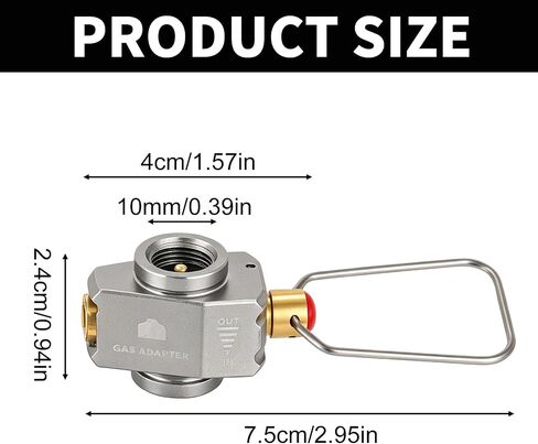 NQEUEPN Fuel Transfer Device for Camping, Gas Canisters Refill Adapter in Kuwait