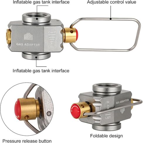 NQEUEPN Fuel Transfer Device for Camping, Gas Canisters Refill Adapter in Kuwait