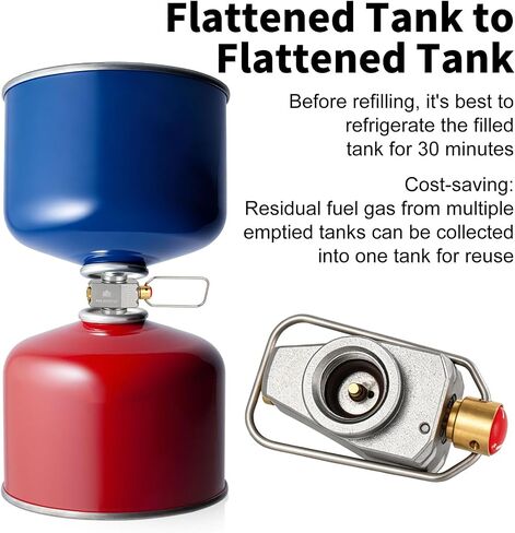 NQEUEPN Fuel Transfer Device for Camping, Gas Canisters Refill Adapter in Kuwait
