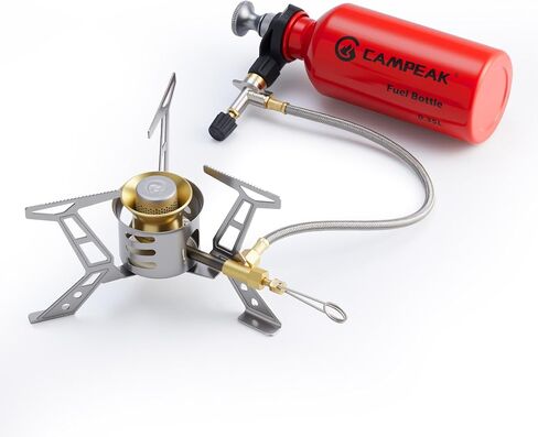 Multi Fuel Stove Burner with SILENT CAP for Outdoor Camping Hiking in Kuwait