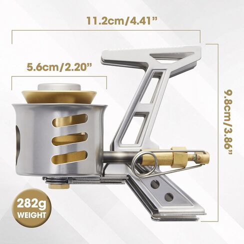 Multi Fuel Stove Burner with SILENT CAP for Outdoor Camping Hiking in Kuwait