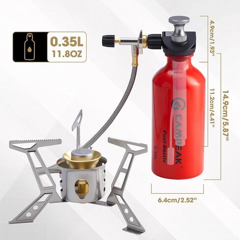 Multi Fuel Stove Burner with SILENT CAP for Outdoor Camping Hiking in Kuwait