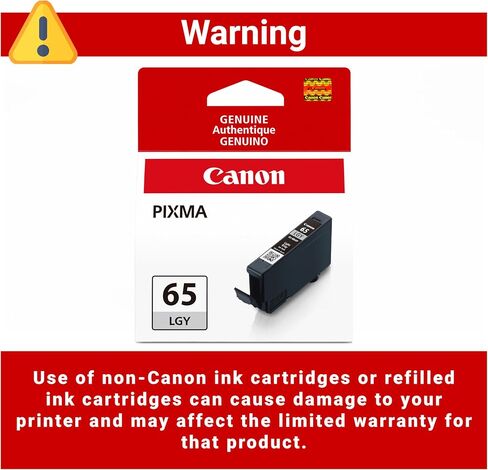 Canon CLI-65 Genuine Light Gray Ink Tank, Compatible with PIXMA PRO-200, and PIXMA PRO-200S Printers in Kuwait