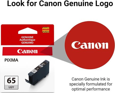 Canon CLI-65 Genuine Light Gray Ink Tank, Compatible with PIXMA PRO-200, and PIXMA PRO-200S Printers in Kuwait
