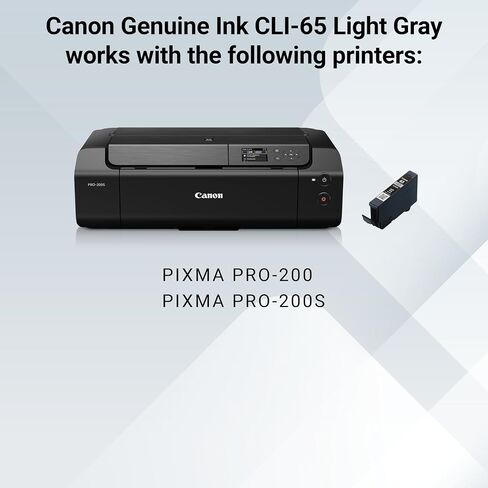 Canon CLI-65 Genuine Light Gray Ink Tank, Compatible with PIXMA PRO-200, and PIXMA PRO-200S Printers in Kuwait