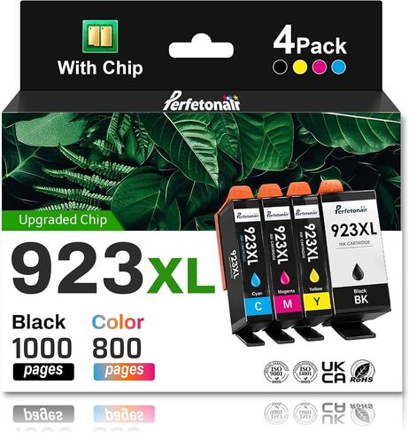 923XL Ink Cartridges Compatible with HP OfficeJet Pro Printer in Kuwait