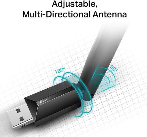 TP-Link Chiavetta WiFi AC1300Mbps Archer T3U Plus, Antenna WiFi USB per PC, Adattatore WiFi Alto Guadagno, USB 3.0 in Kuwait