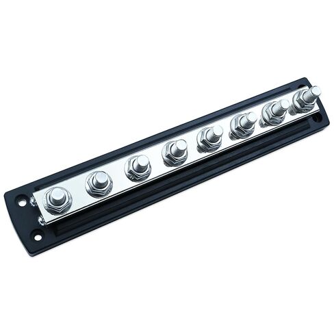 2107 Powerbar 600A Power Distribution Block, Compatible with Blue sea Systems, 8X3/8-16 Terminal Studs, 600A 300V AC / 48V DC, Tin-Plated Copper Bus Bar, Heavy Duty for Marine, Automotive, RV, Solar in Kuwait