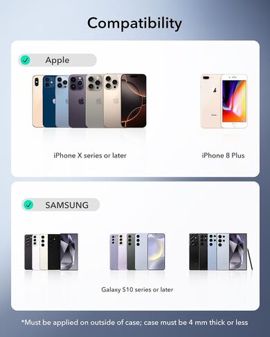 ESR for MagSafe Sticker, MagSafe Ring for iPhone 17, Google/Samsung in Kuwait