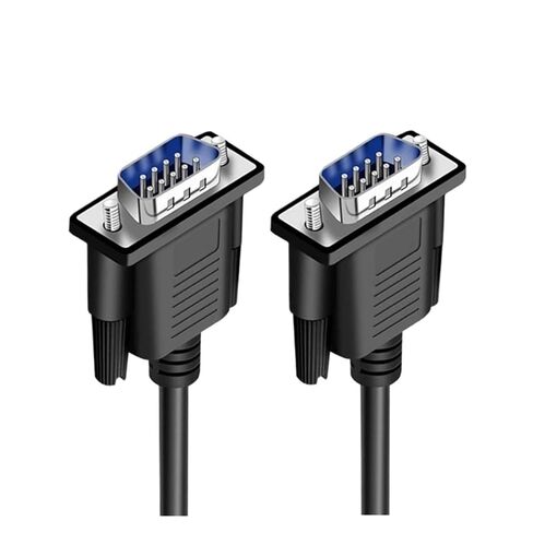 DB9 Serial Port Line Rs232 Cord Connecting Adapter Male to Female Cross Data Extension Ja-ck 1m-20m(1-1 Male to Male,5m) in Kuwait