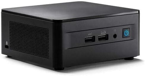 Intel 2024 Newest NUC13 Tiny Client Mini Desktop PC 13th 12-Core i7-1360P 16GB DDR4 512GB M.2 NVMe SSD Iris Xe Graphics WiFi 6E RJ-45 2 x Thunderbolt4 2 x HDMI Windows 11 Pro w/RE USB, Black in Kuwait