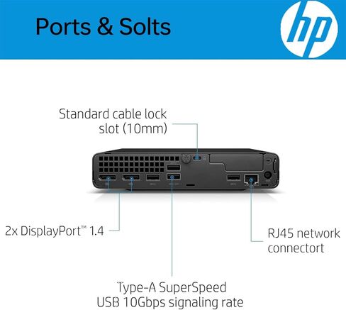 HP EliteDesk 800 G6 Mini Desktop Computer Tiny PC, Core i5 (Renewed) in Kuwait