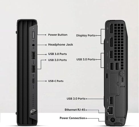 HP EliteDesk 800 G6 Mini Desktop Computer Tiny PC, Core i5 (Renewed) in Kuwait