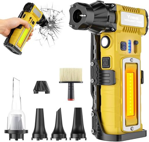 Electric Air Duster 180000RPM 8000mAh (Canary Yellow) in Kuwait