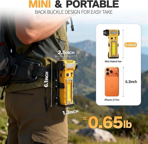Electric Air Duster 180000RPM 8000mAh (Canary Yellow) in Kuwait