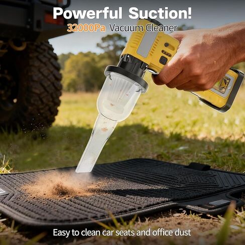 Electric Air Duster 180000RPM 8000mAh (Canary Yellow) in Kuwait