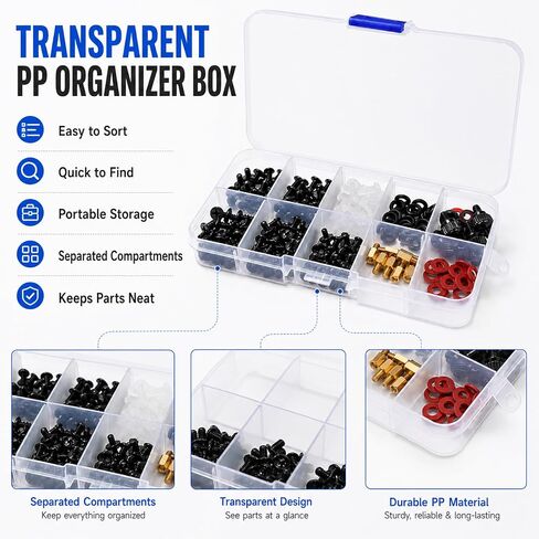 Computer Screws Assortment Kit with Screwdriver and Standoffs in Kuwait