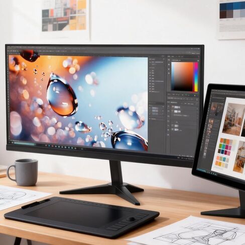 19.5inch IPS Monitor Without Audion Professional HD (1440 x 900), 60Hz Refresh Rate, Visual Protection Technology, Blue Light Filter and Flicker-Free Technology HDMI and VGA Ports in Kuwait