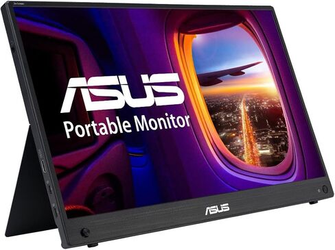 ASUS ZenScreen 15.6" 1080P Portable USB-C Monitor (MB16AHG) - Full HD, IPS, 144Hz, Mini-HDMI, Freesync Premium™, Ergo Kickstand, Eye Care, Blue Light Filter, Tripod Mountable, Protective Sleeve in Kuwait
