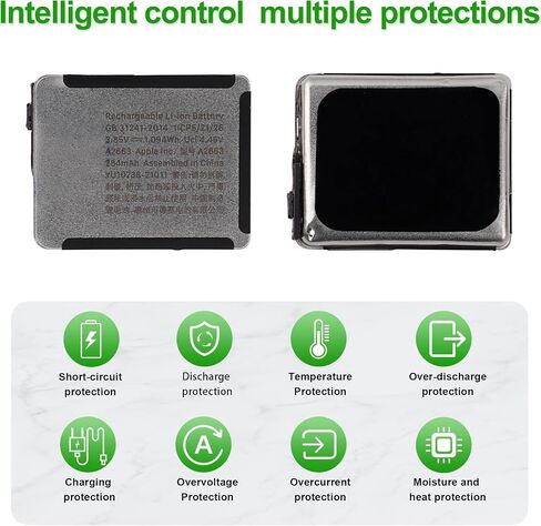 A2663 3.85V 284mAh Battery, Compatible with Watch Series 7 41mm,Comes with a Battery Installation Tool in Kuwait