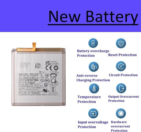 Pattaya EB-BS901ABY Battery Repacement for Galaxy S22 5G SM-S901U SM-S908B SM-S908B/DS SM-S908U with Repair Tools in Kuwait