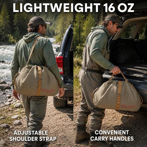 Fly Fishing Wader and Boot Bag with Built-In Changing Mat in Kuwait