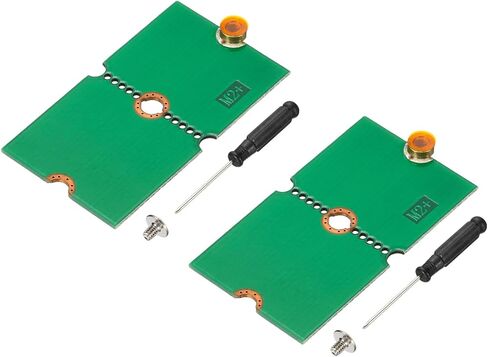 PATIKIL M2 NVME SSD Extended Adapter Card Transfer 2230, 2Pcs M.2 Extension Adapter Change to Long Size with Screwdrivers for Home Office Internet Cafes, Green in Kuwait