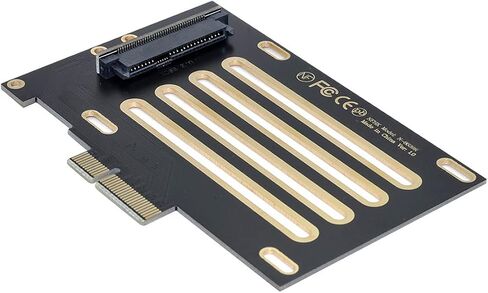 Cablecc PCI-E 3.0 x4 Lane to U.2 U2 Kit SFF-8639 Host Adapter for Intel Motherboard & 750 NVMe PCIe SSD Black in Kuwait