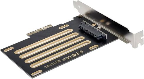Cablecc PCI-E 3.0 x4 Lane to U.2 U2 Kit SFF-8639 Host Adapter for Intel Motherboard & 750 NVMe PCIe SSD Black in Kuwait