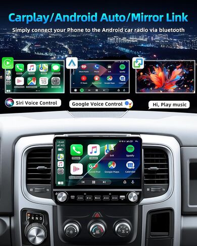 4GB RAM+64GB ROM Car Radio for Dodge Ram 1500 2500 3500 2013-2018 in Kuwait