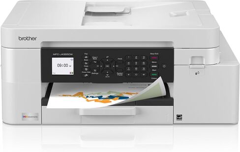 Brother INKvestment 4355 Wireless Color Inkjet All-in-One Printer with 1.8" Color Display and Manual Feed Slot | Includes Refresh Subscription Trial(1) (MFC-J4355DW) in Kuwait
