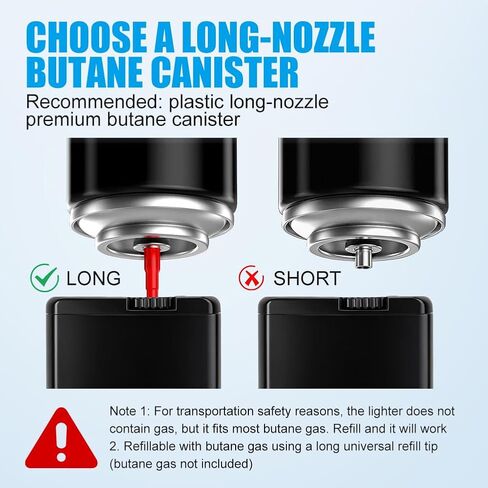 Torch Lighter 2 Pack Windproof Dual Jet Flame Refillable Butane Lighters in Kuwait