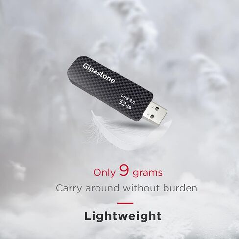 GIGASTONE V30 32GB USB 2.0 Flash Drive 2-Pack, Capless Retractable Design Pen Drive, Carbon Fiber Style, Reliable Performance & Durable in Kuwait