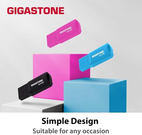 GIGASTONE V70 8GB USB 2.0 Flash Drive Thumb Drive Memory Stick Pen Drive Capless Design Pen Drive in Kuwait