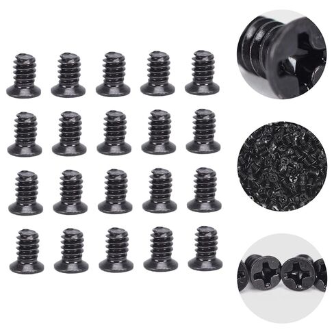 PRETYZOOM 100 Pcs Metal Hard Disk Screws for 3.5 Inch Hard Drive Hot Swap Tray with High Hardness, for Computer Case Mounting Indoor and Outdoor Use in Kuwait