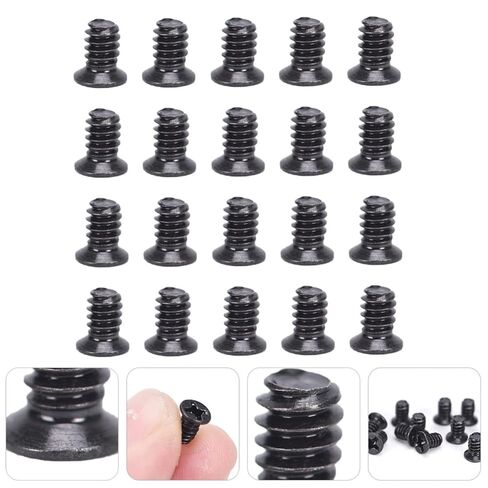 PRETYZOOM 100 Pcs Metal Hard Disk Screws for 3.5 Inch Hard Drive Hot Swap Tray with High Hardness, for Computer Case Mounting Indoor and Outdoor Use in Kuwait