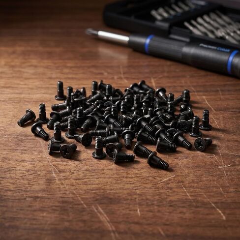 BESPORTBLE 100pcs 3.45mm Anti-Vibration Hard Disk Drive Mounting Screws Kit with Damping Sleeves for 3.5 Inch SSD and Mechanical Hard Disks, Sturdy Iron Construction, Easy Installation in Kuwait