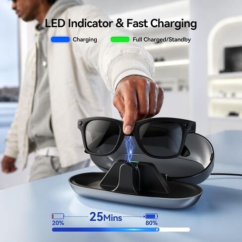 Charger for Ray-Ban Meta Gen 1/2 & Oakley Meta HSTN in Kuwait