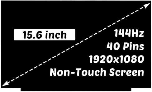 Replacement for Lenovo Legion 7-15IMH05 81YT 81YU Screen LCD 15.6" in Kuwait