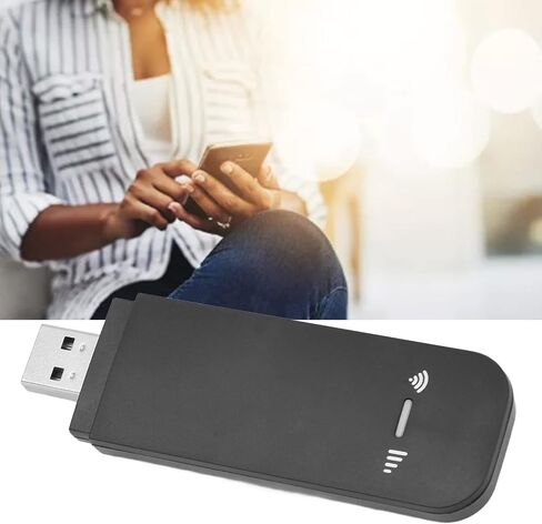 Semme Mobile WiFi Hotspot 4G LTE 150Mbps Portable Router with SIM Card Slot for Outdoor Travel Compact and Plug and Play (Black) in Kuwait