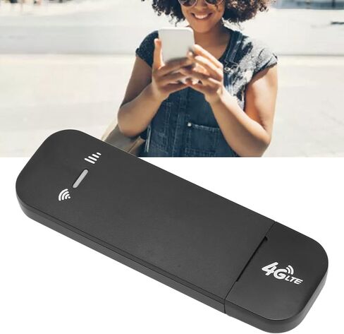 Semme Mobile WiFi Hotspot 4G LTE 150Mbps Portable Router with SIM Card Slot for Outdoor Travel Compact and Plug and Play (Black) in Kuwait