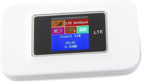 Semme Portable 4G LTE Mobile WiFi Hotspot with Color Display Supports 10 Users SIM Card Slot for Internet Access in Kuwait
