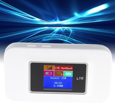 Semme Portable 4G LTE Mobile WiFi Hotspot with Color Display Supports 10 Users SIM Card Slot for Internet Access in Kuwait