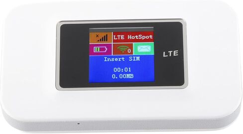 Semme Portable 4G LTE Mobile WiFi Hotspot with Color Display Supports 10 Users SIM Card Slot for Internet Access in Kuwait