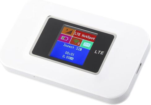 Semme Portable 4G LTE Mobile WiFi Hotspot with Color Display Supports 10 Users SIM Card Slot for Internet Access in Kuwait