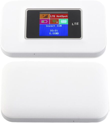 Semme Portable 4G LTE Mobile WiFi Hotspot with Color Display Supports 10 Users SIM Card Slot for Internet Access in Kuwait